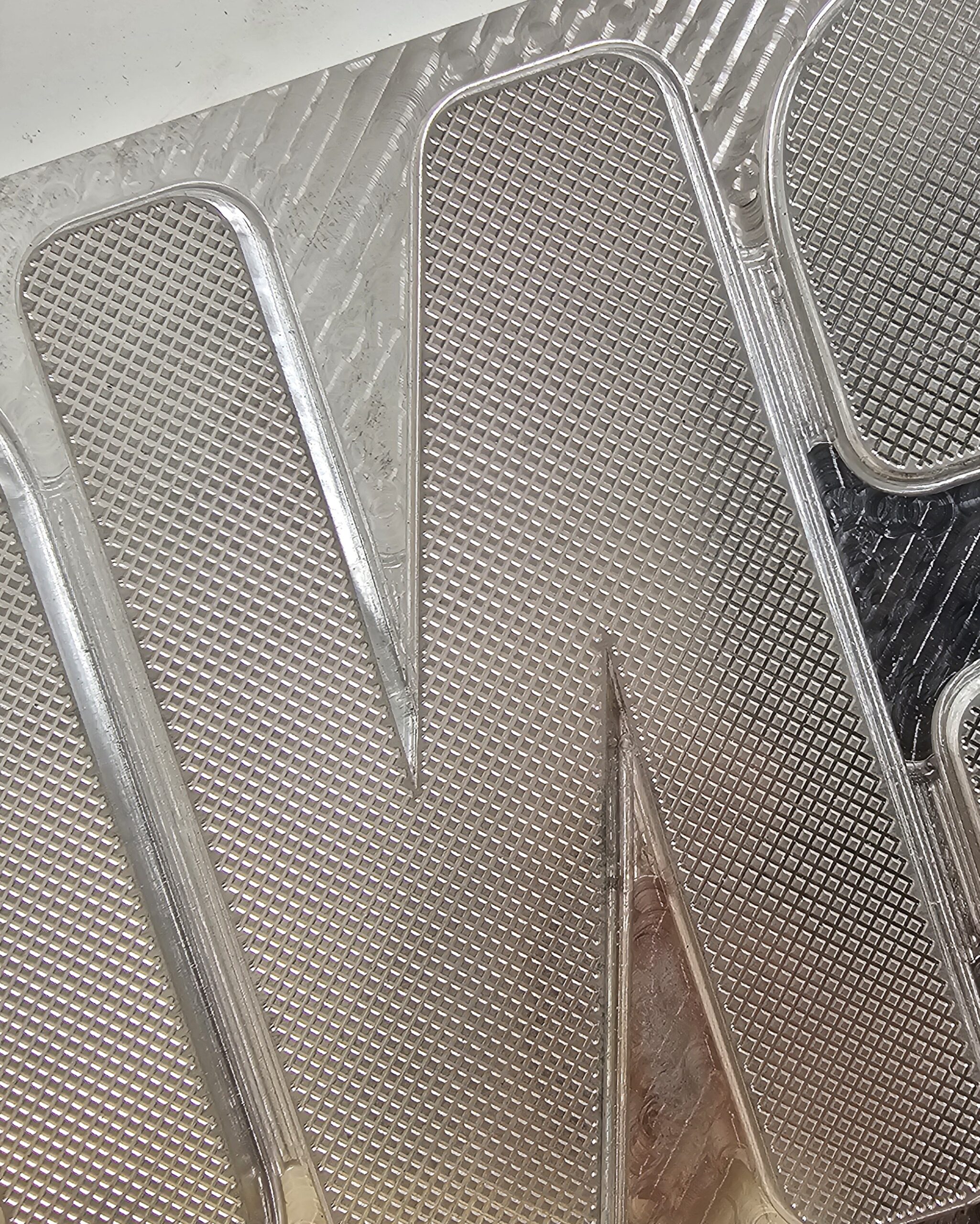 Close up of a magnesium die