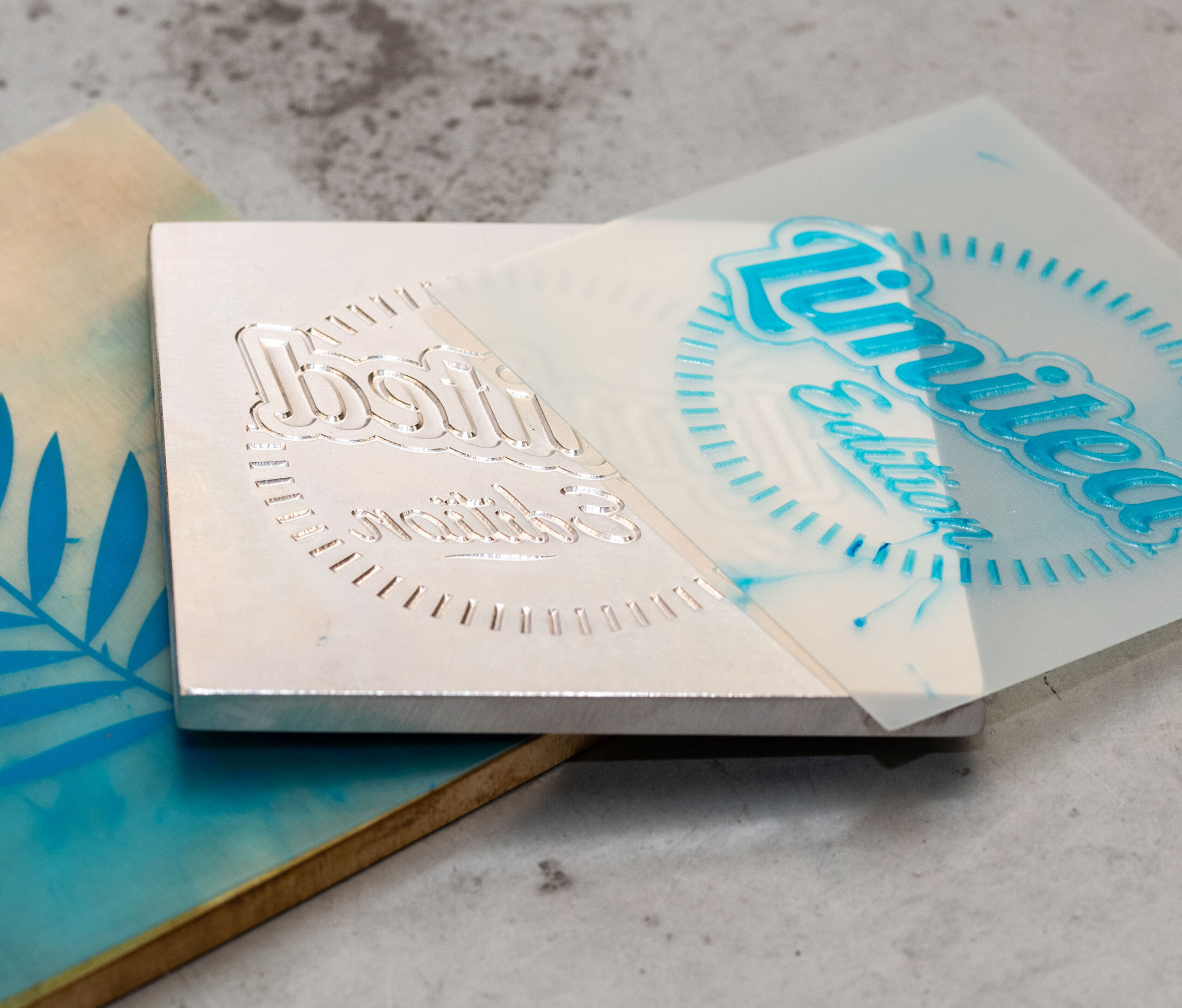 Close up of various magnesium dies