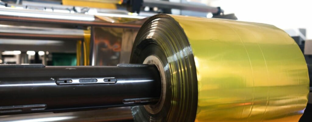 Professional Foil Printing Process on Press